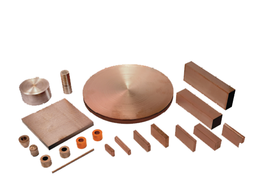 Tungsten copper products